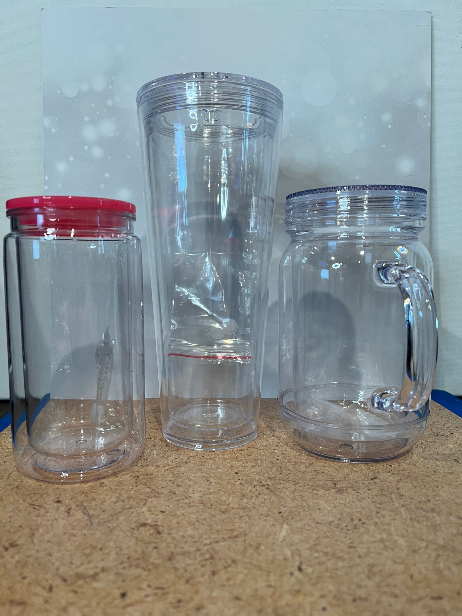 Acrylic Snow Globe Cup Collection
